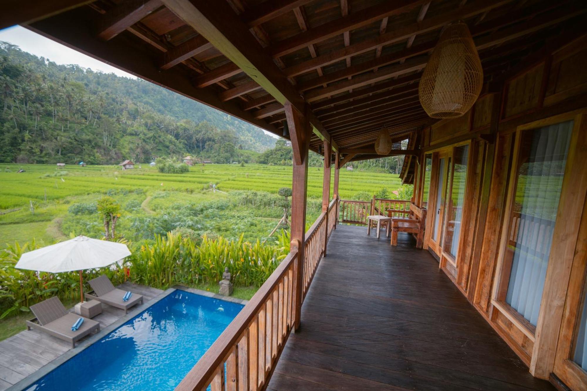 Kubu Sakian Villa Silebeng Bagian luar foto