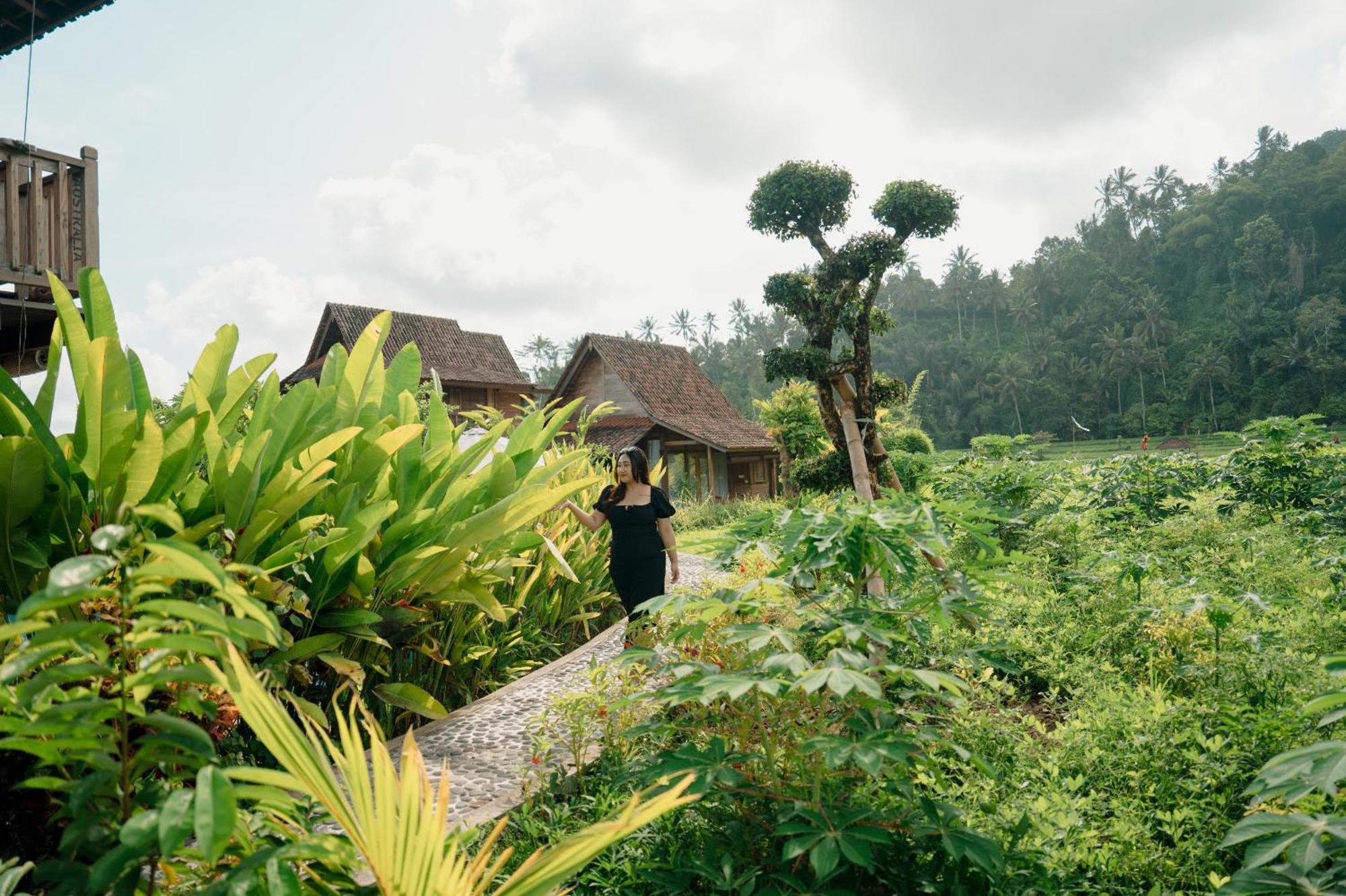 Kubu Sakian Villa Silebeng Bagian luar foto
