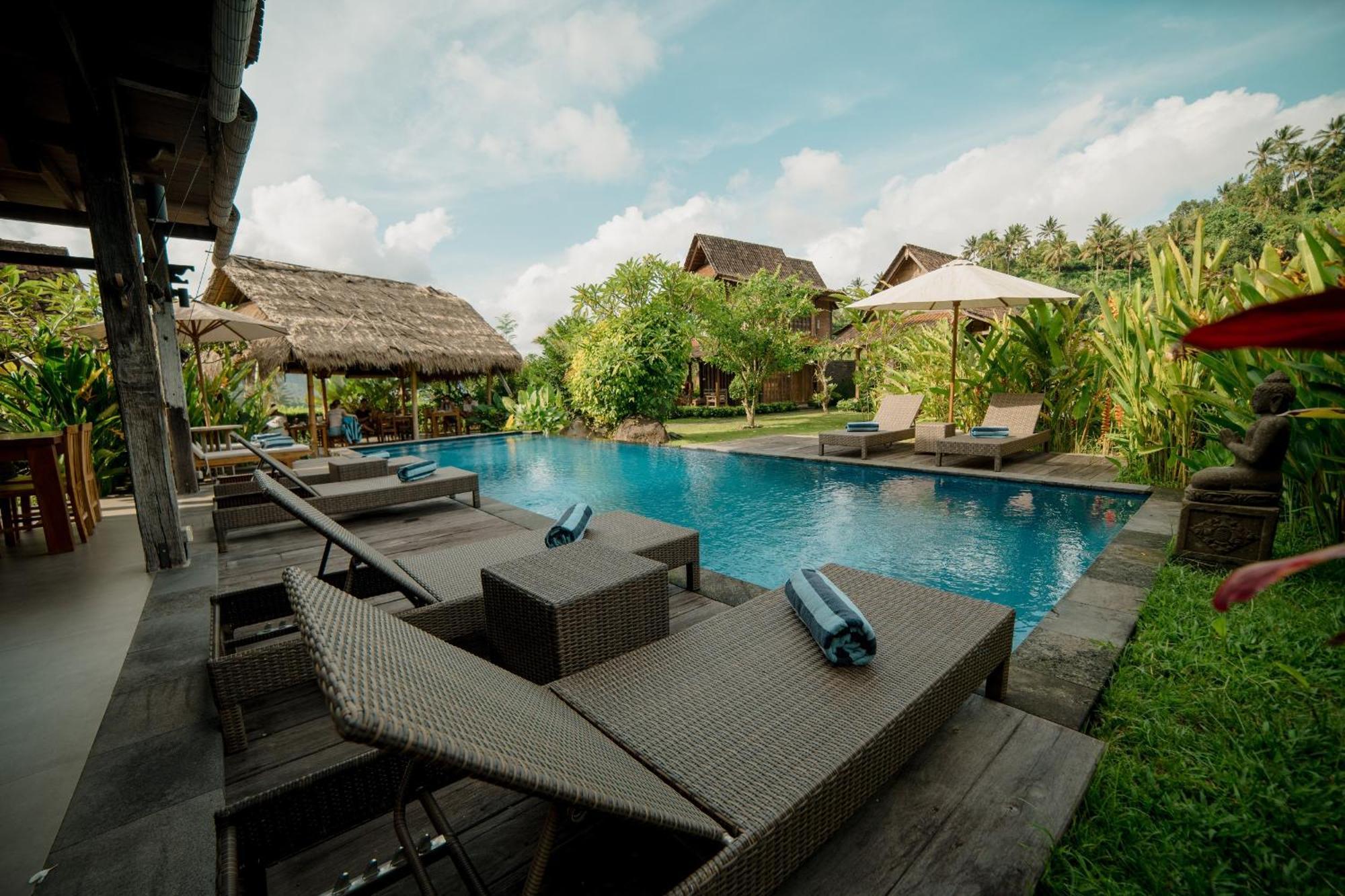 Kubu Sakian Villa Silebeng Bagian luar foto
