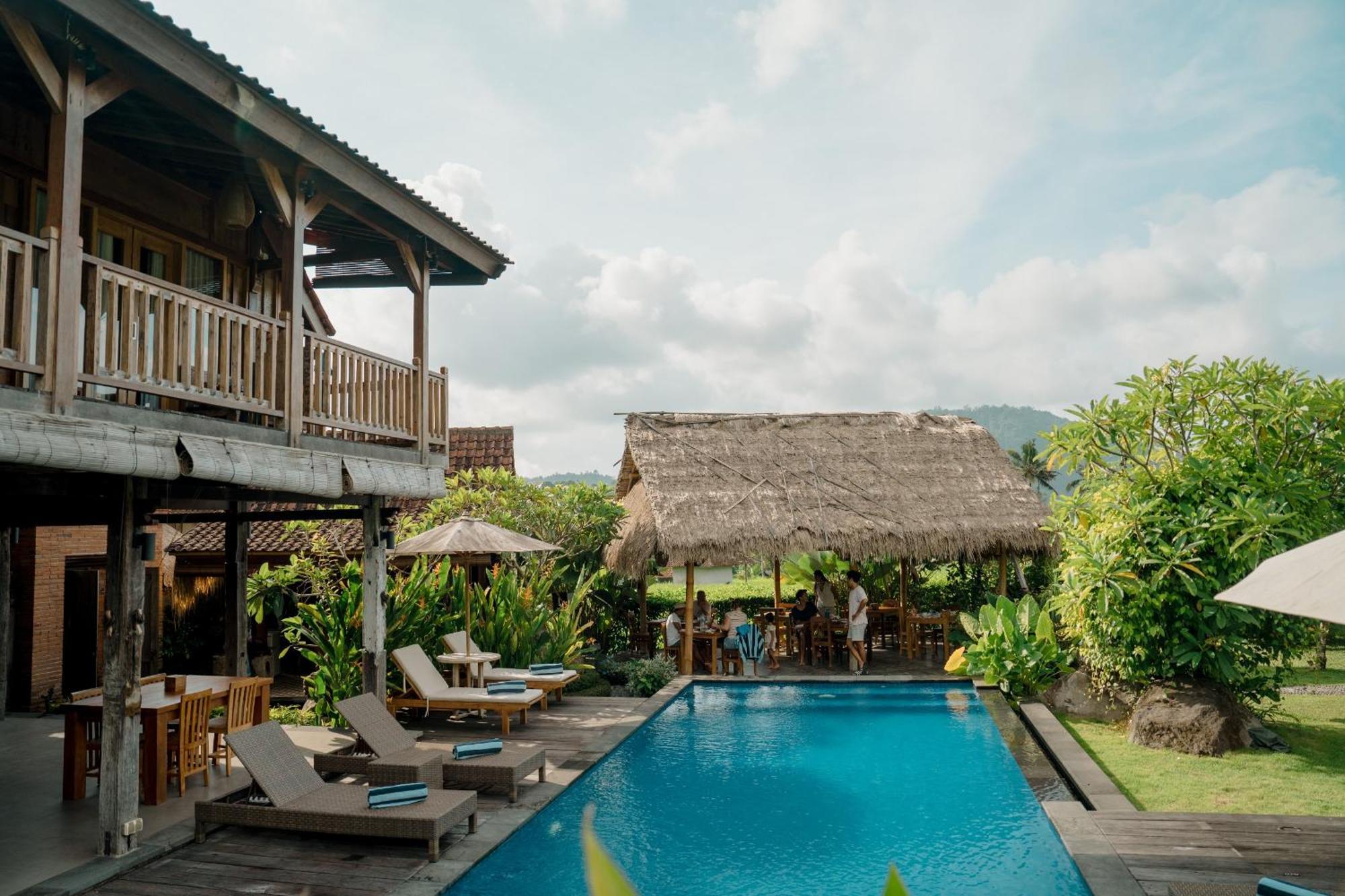 Kubu Sakian Villa Silebeng Bagian luar foto