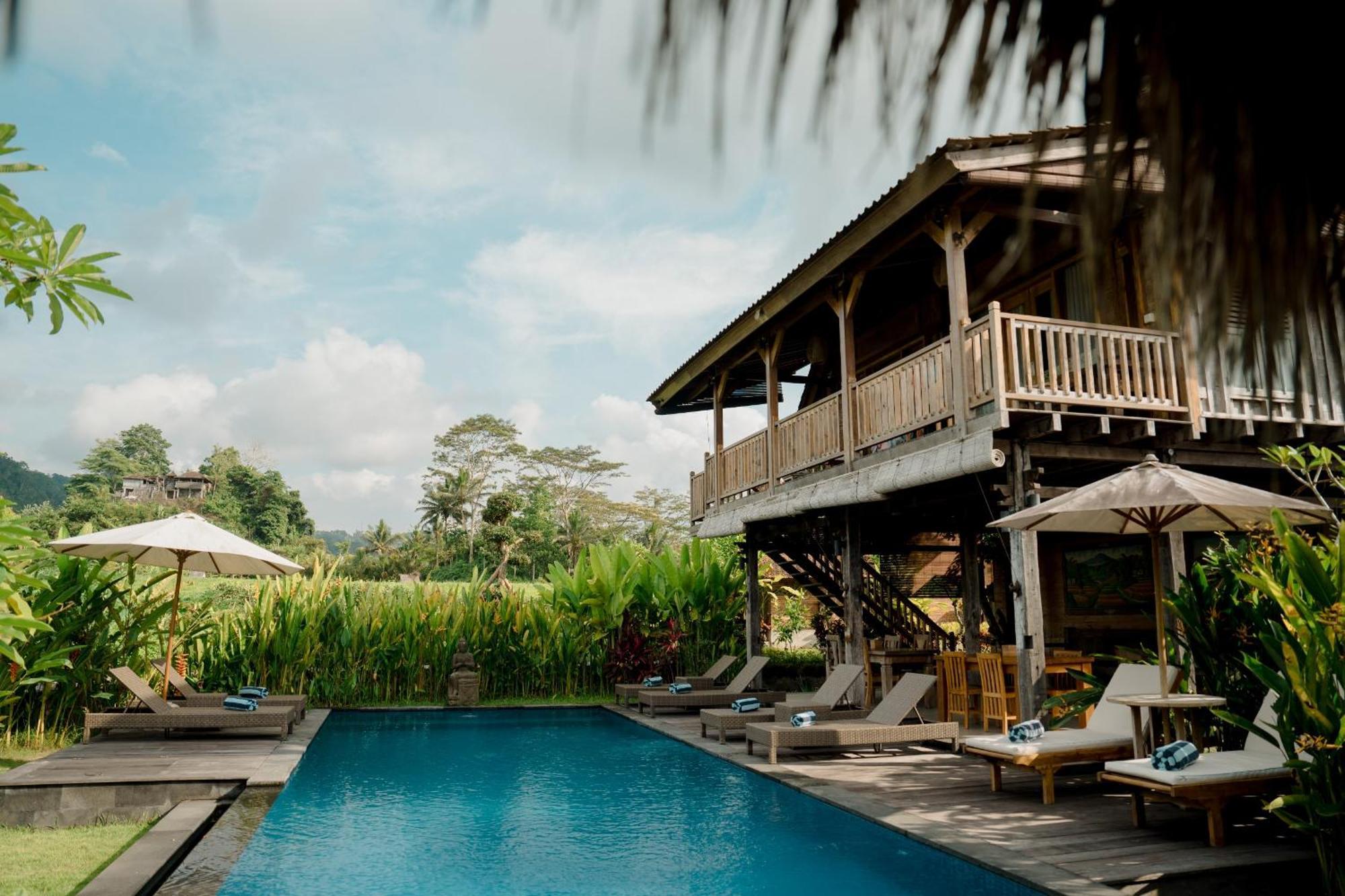 Kubu Sakian Villa Silebeng Bagian luar foto