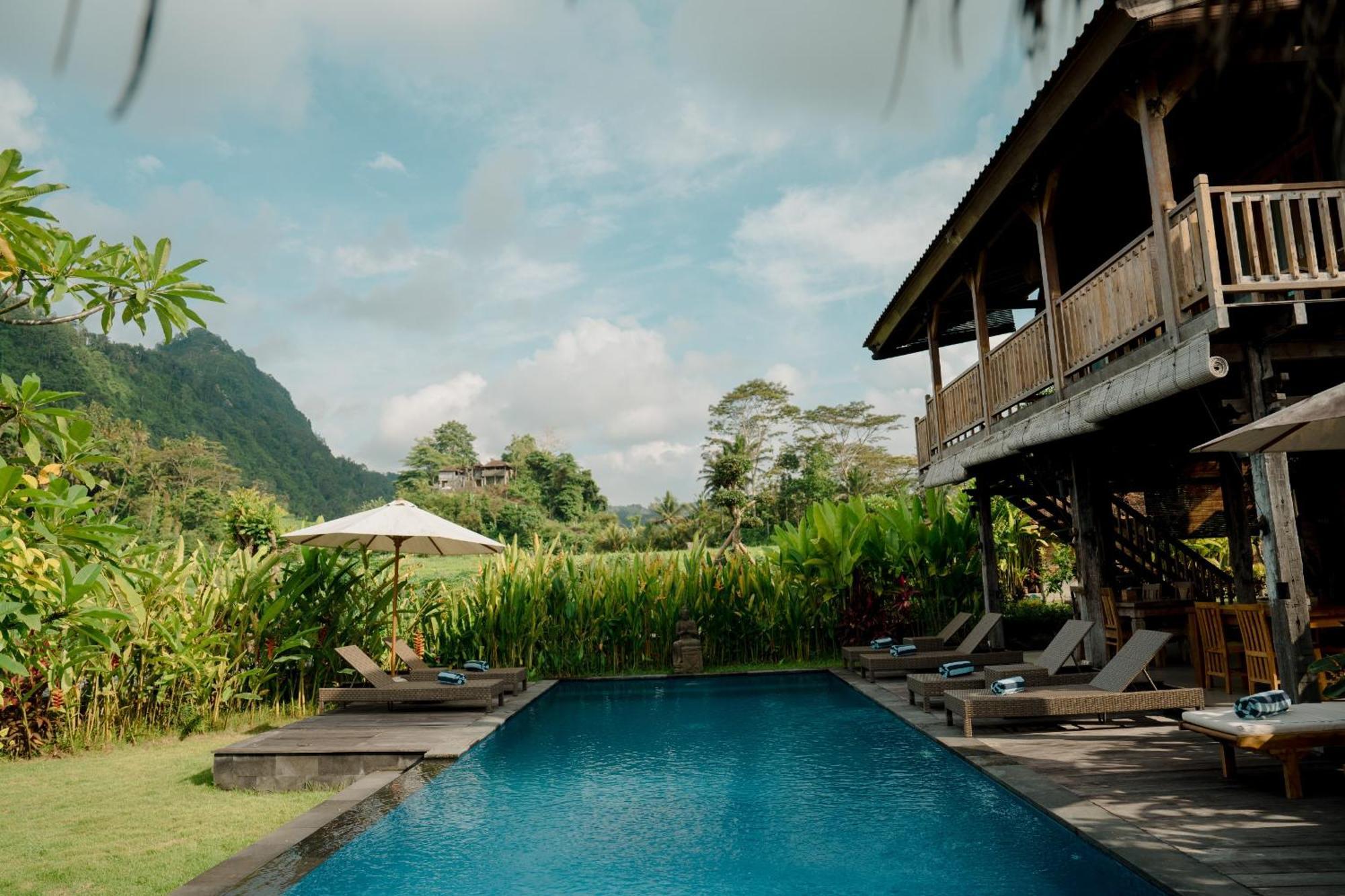 Kubu Sakian Villa Silebeng Bagian luar foto
