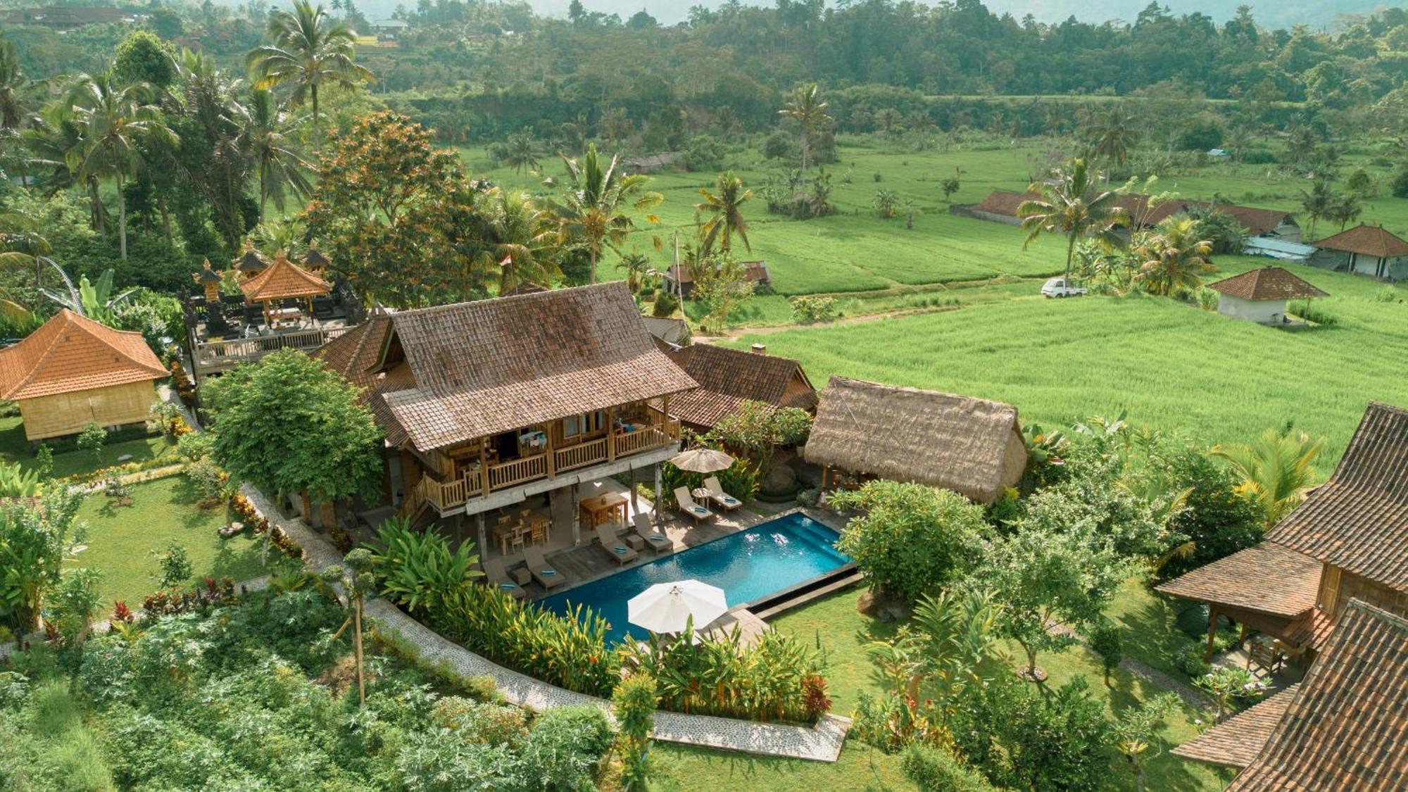 Kubu Sakian Villa Silebeng Bagian luar foto